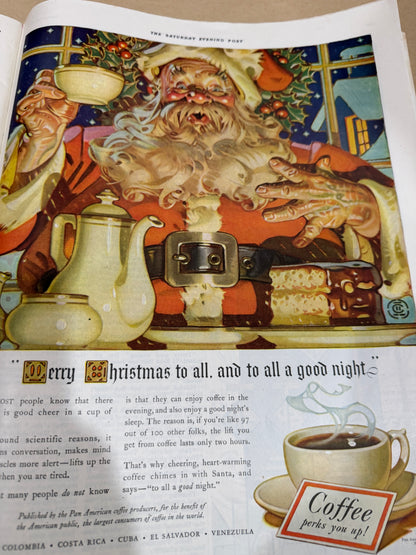 Saturday Evening Post Nov 30, 1940  Norman Rockwell cover