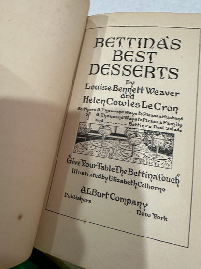 Bettina's Best Desserts