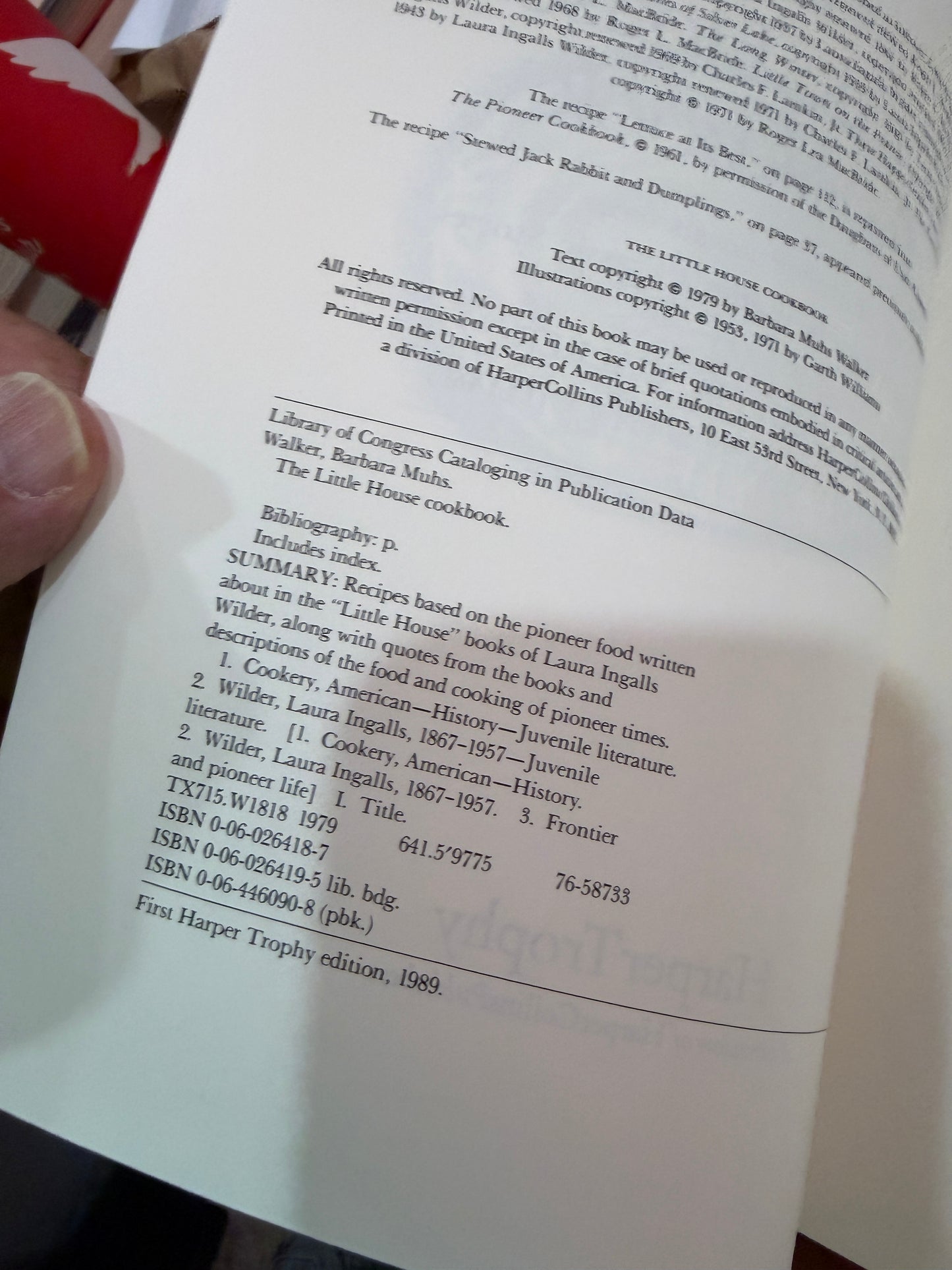 The Little House Cookbook