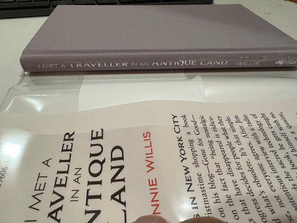 I Met a Traveller in an Antique Land signed limited ed