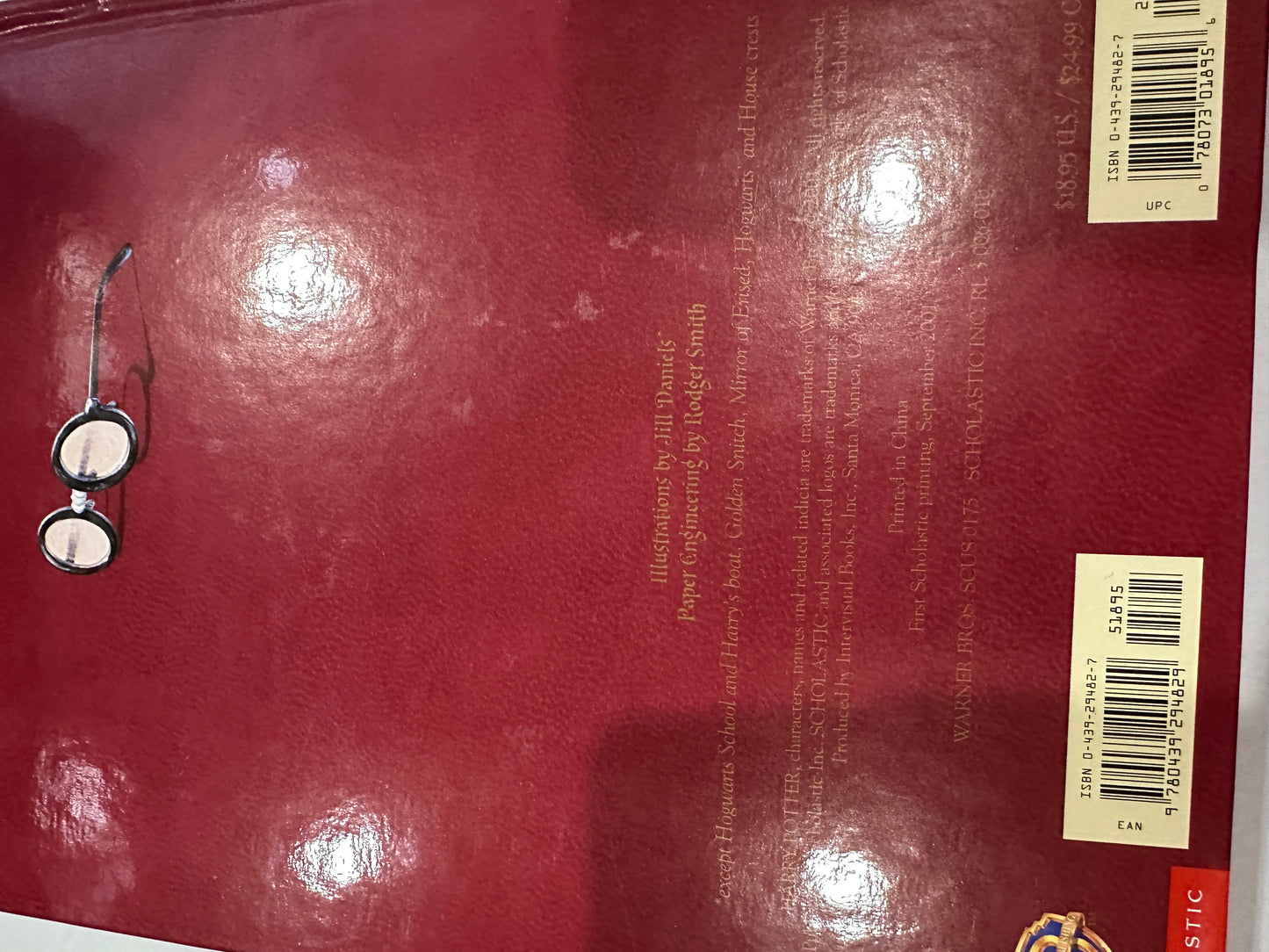 Harry Potter and the Sorcerer's Stone Deluxe POP- UP book