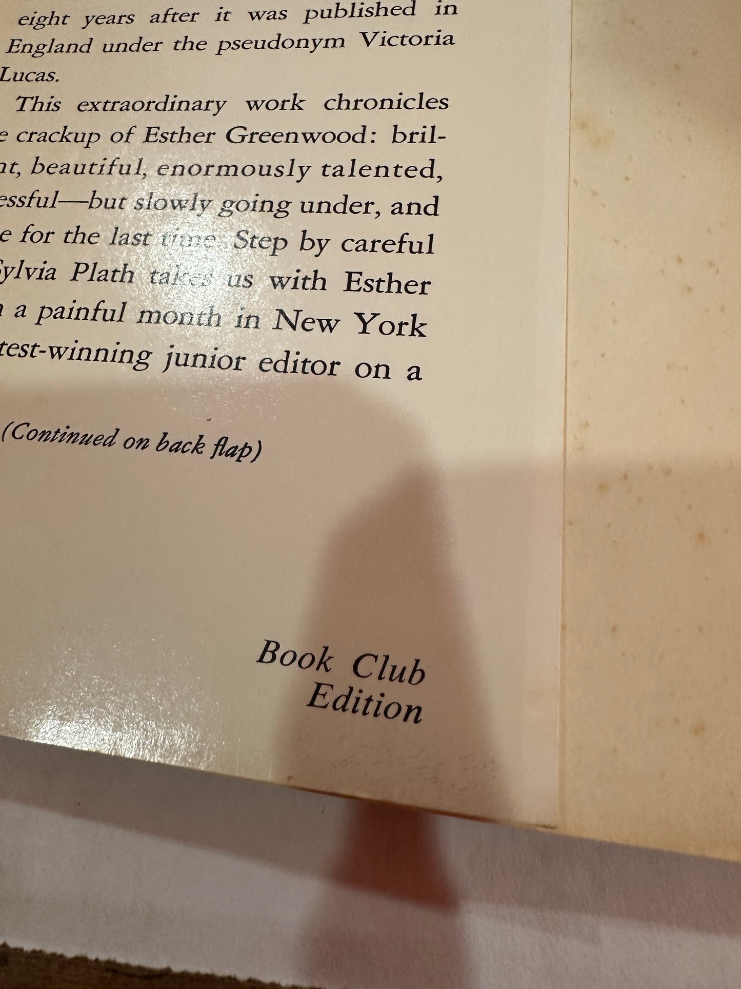 The Bell Jar ( book club)