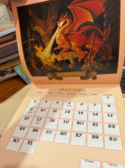 1977 J.R.R. Tolkien calendar