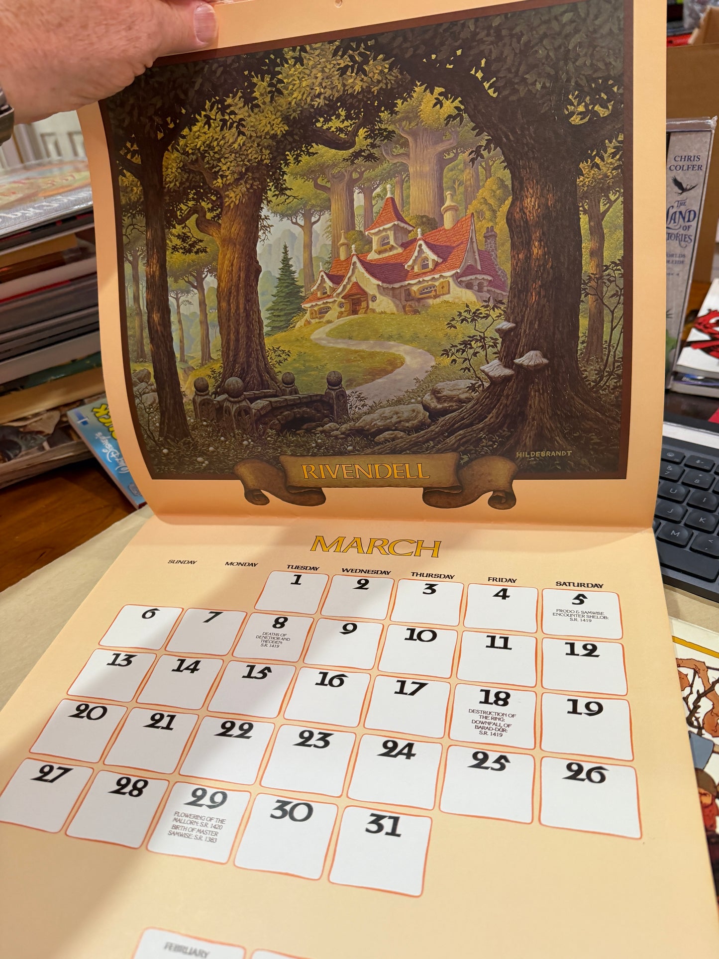 1977 J.R.R. Tolkien calendar