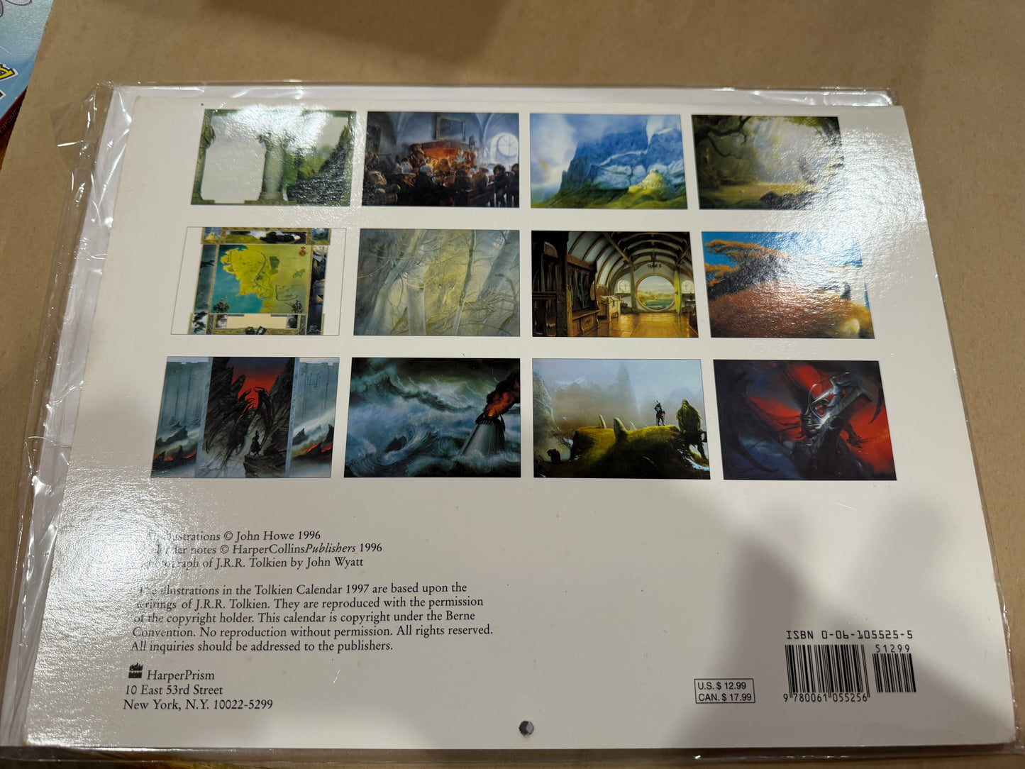 1997 J.R.R. Tolkien calendar