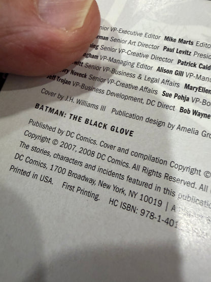 Batman The Black Glove