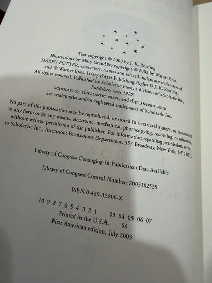 Harry Potter and the Order of the Phoenix