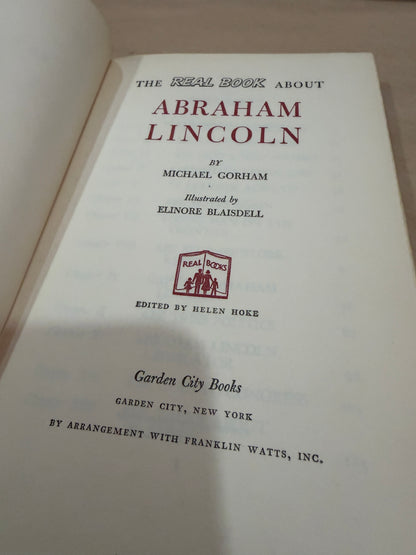 The Real Book about Abraham Lincoln