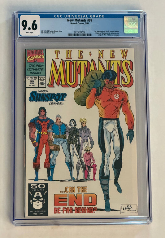 New Mutants #99 (9.6 Graded)