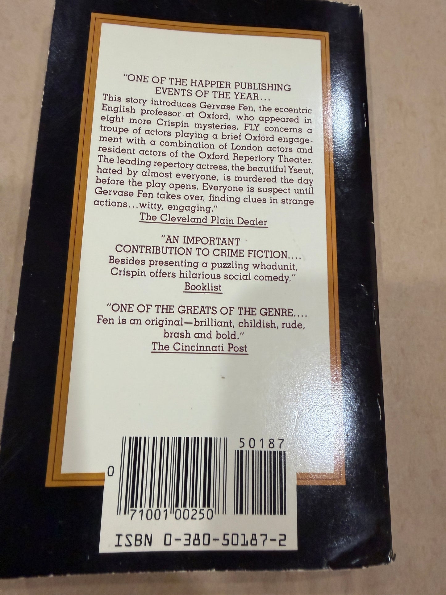 The Case of the Gilded Fly