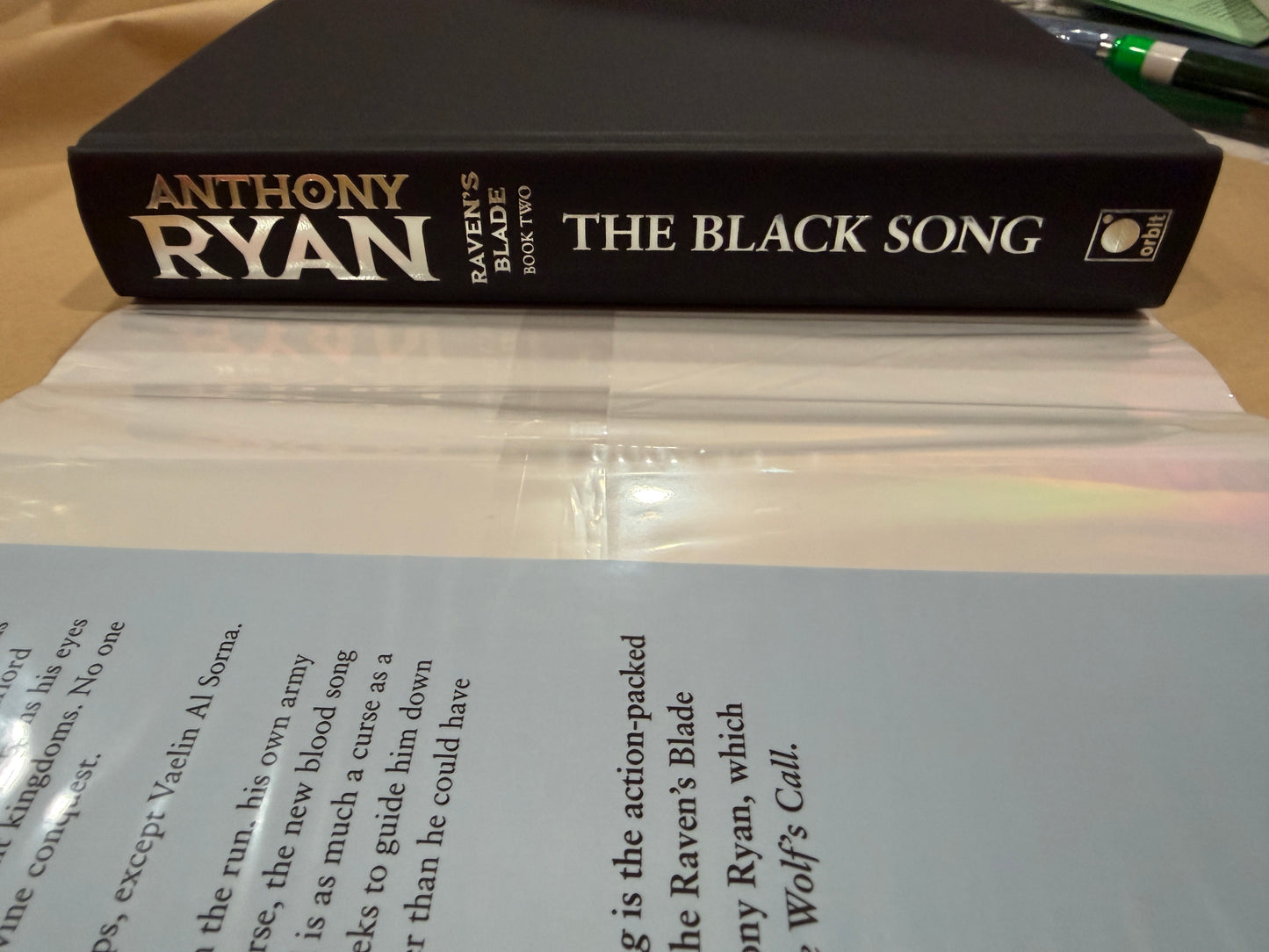 THE BLACK SONG 1st eng Signed & #'d