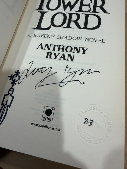Tower Lord 1st eng Signed & #'