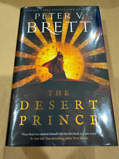 The Desert Prince ( signed and #'d 1st UK and bookmark)