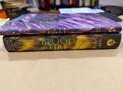 Of Blood and Fire & The Fall ( 2 seperate books) each signed 1st