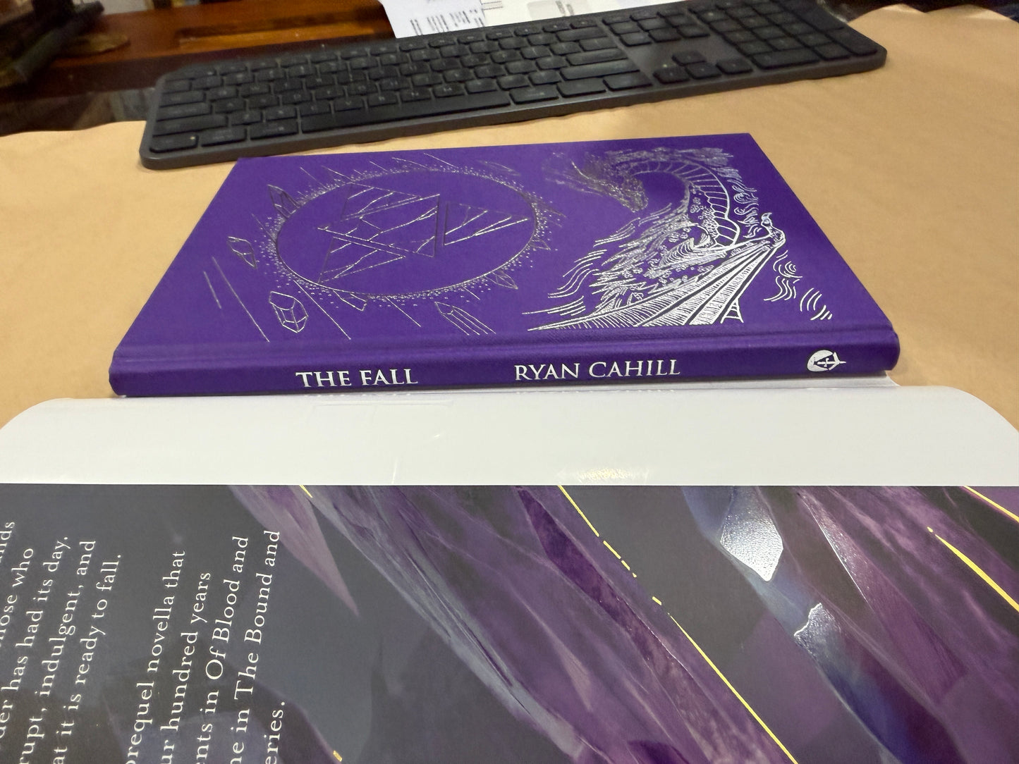 Of Blood and Fire & The Fall ( 2 seperate books) each signed 1st
