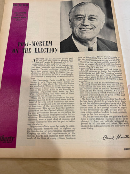 Liberty Magazine Dec 16, 1944