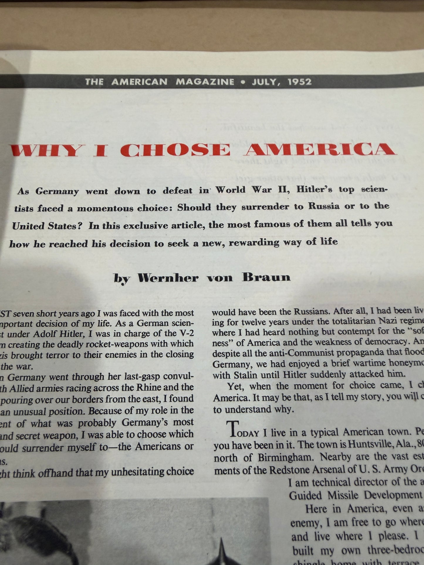 The American Magazine July 1952