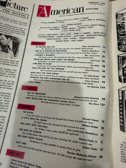 The American Magazine January 1957