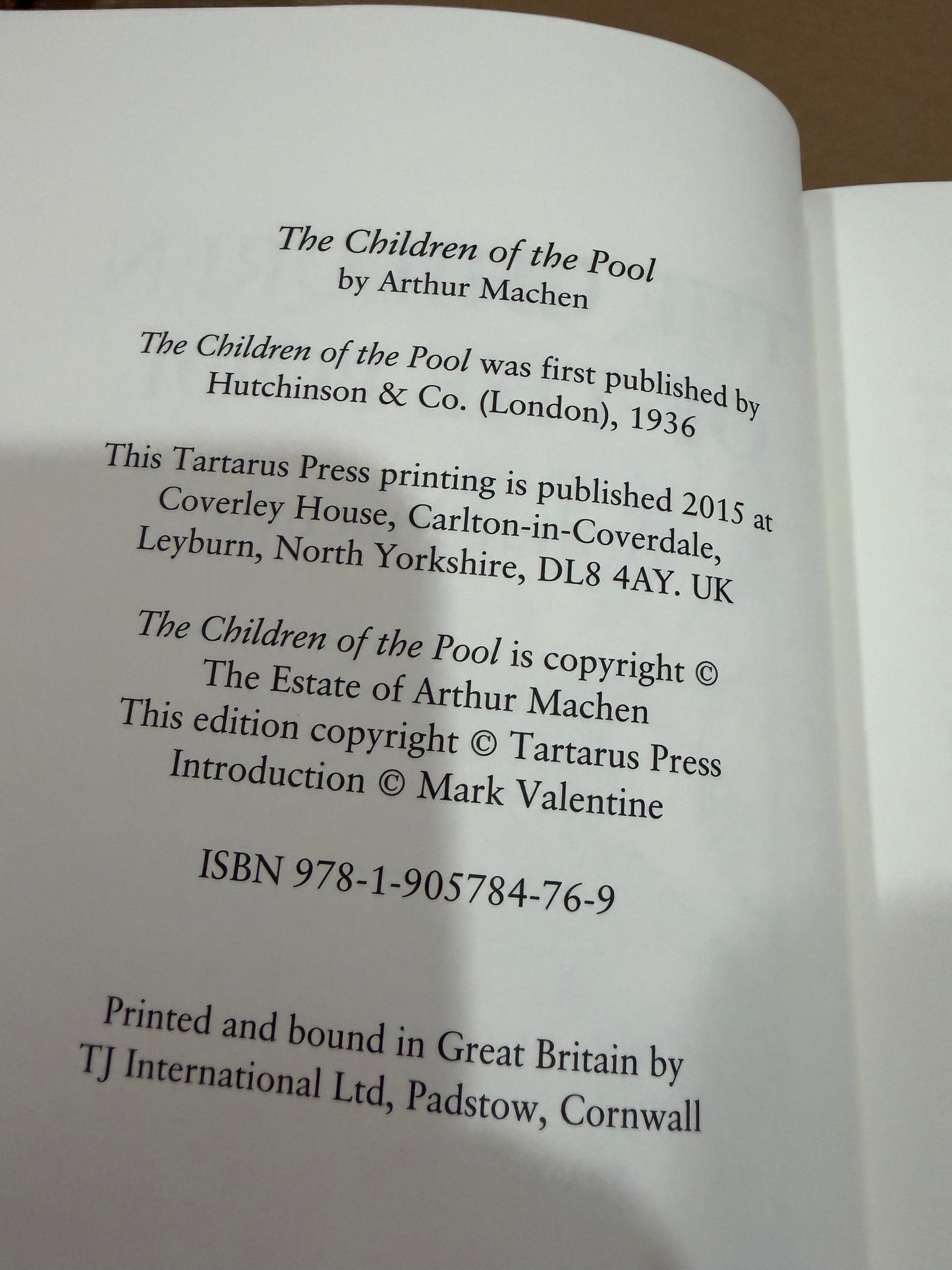 The Children of the Pool and other stories