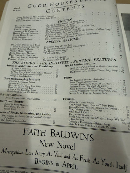 Good Housekeeping March 1934