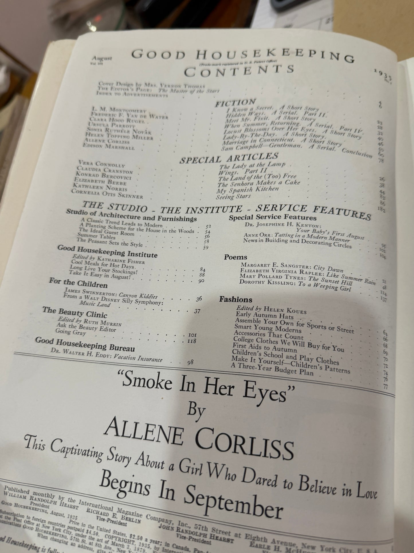 Good Housekeeping August  1935