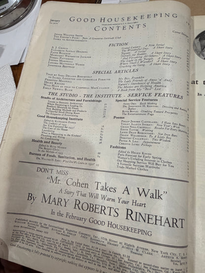 Good Housekeeping January 1933