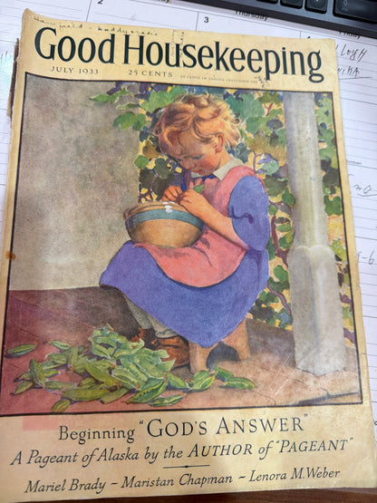 Good Housekeeping July 1933