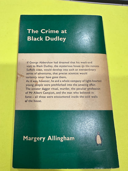 The Crime at Black Dudley Margery Allingham sc Penguin