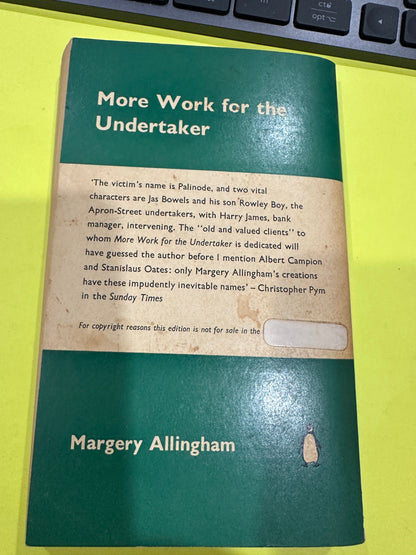 More Work for the Undertaker Margery Allingham sc Penguin