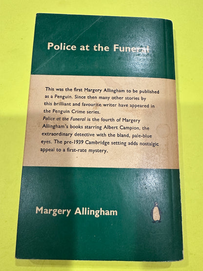 Police at the Funeral by Margery Allingham sc Penguin