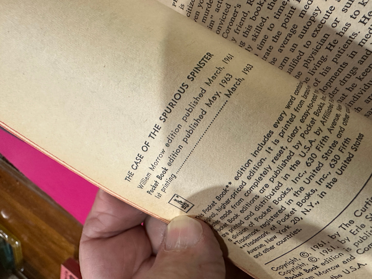 The Case of The Spurious Spinster