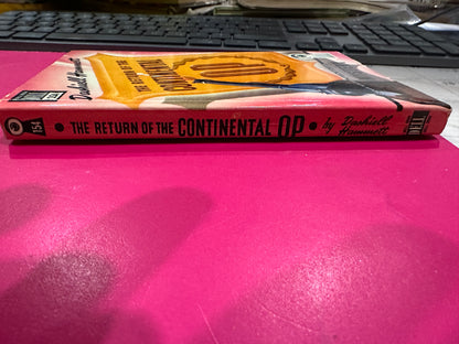The Return of the Continental Op by Dashiell Hammett  Dell Mapback