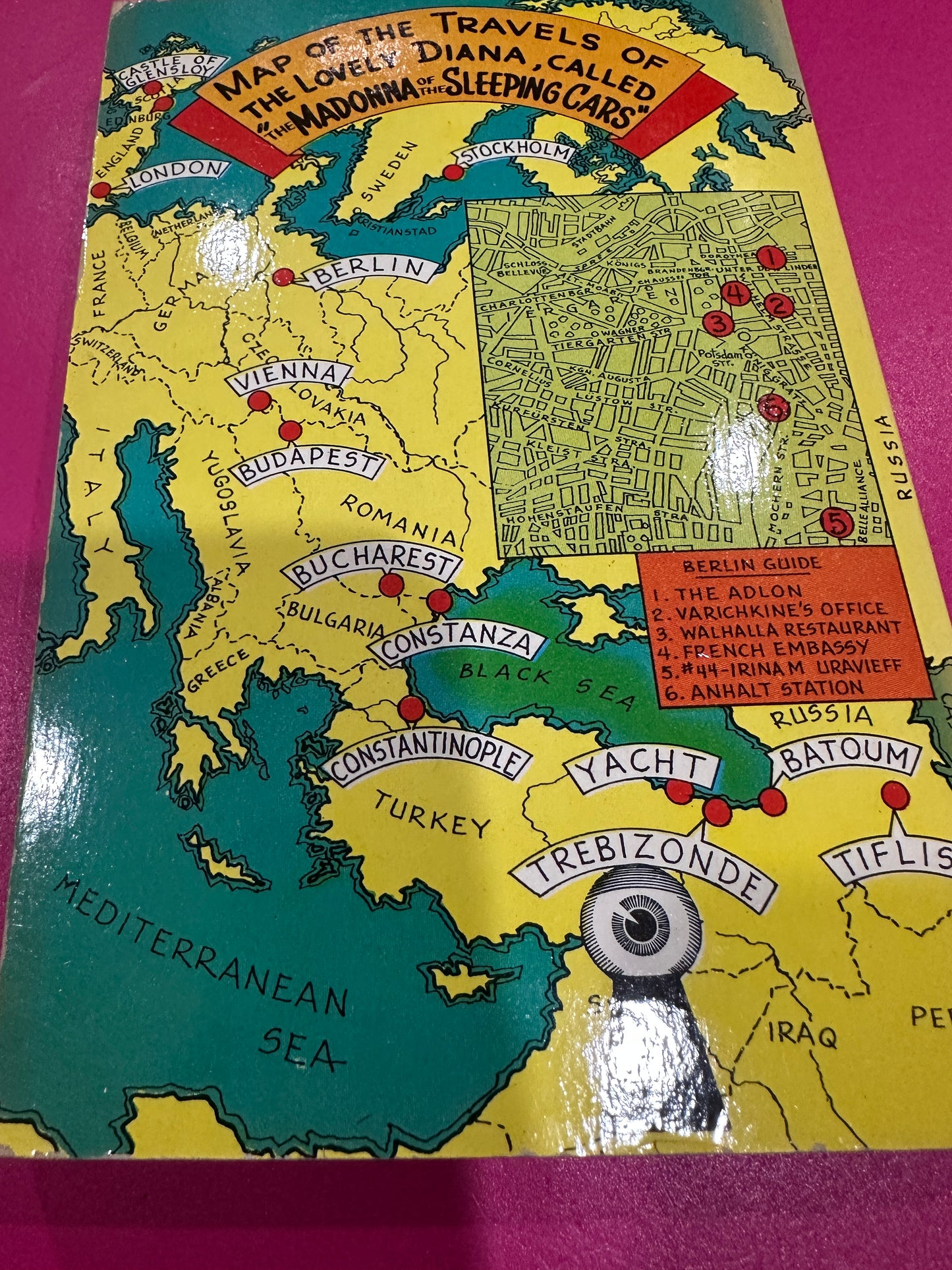 The Madonna of the Sleeping Cars by Maurice Dekobra Dell Mapback # 256