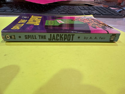 Spill the Jackpot by A.A. Fair DELL MAPBACK Fine