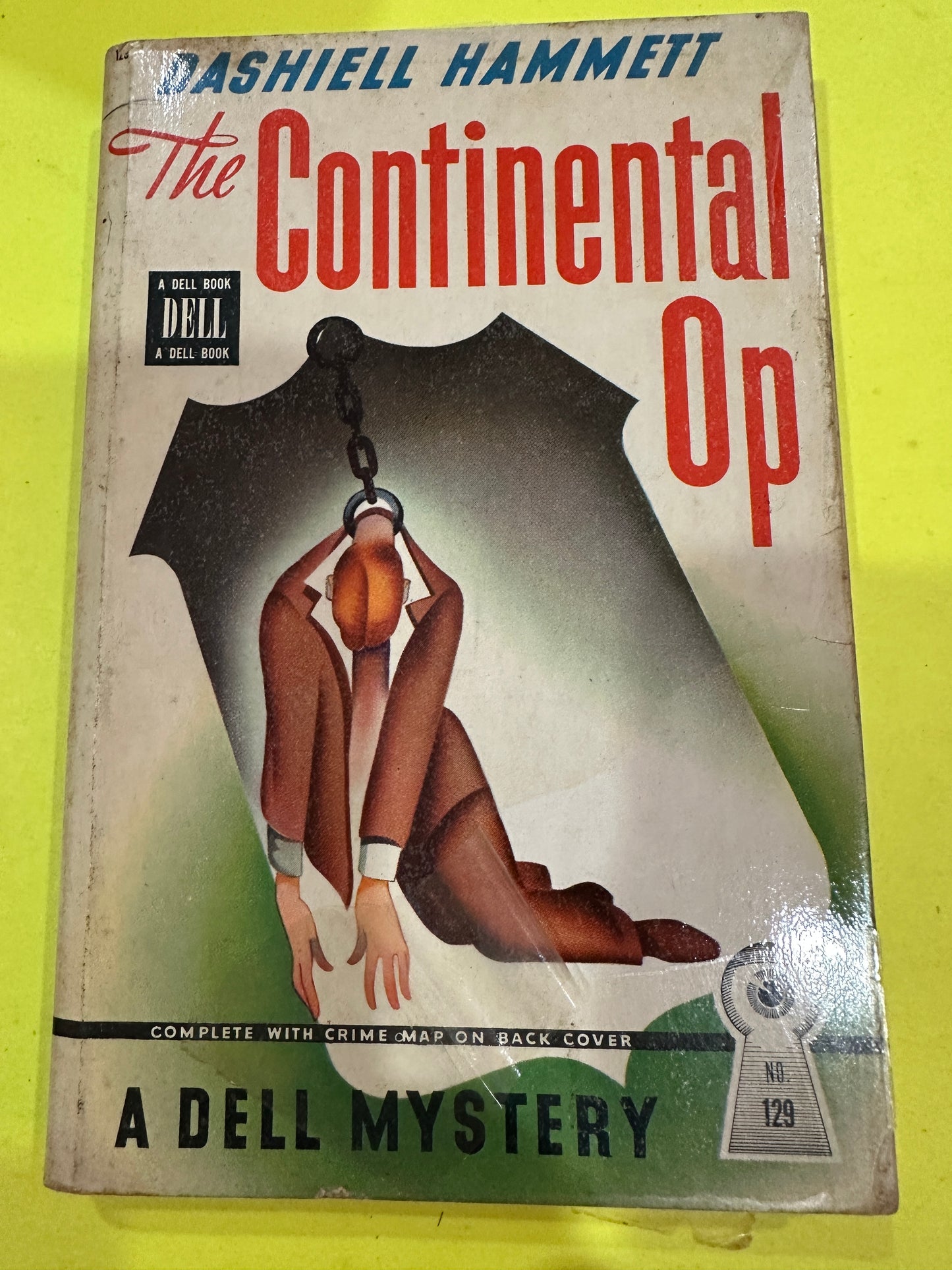 The Continental Op by Dashiell Hammett DELL MAPBACK