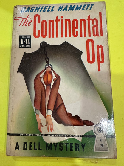 The Continental Op by Dashiell Hammett DELL MAPBACK