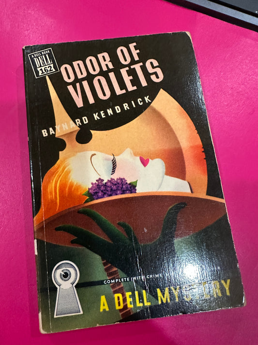 Odor of Violets by Baynard Kendrick DELL MAPBACK VG