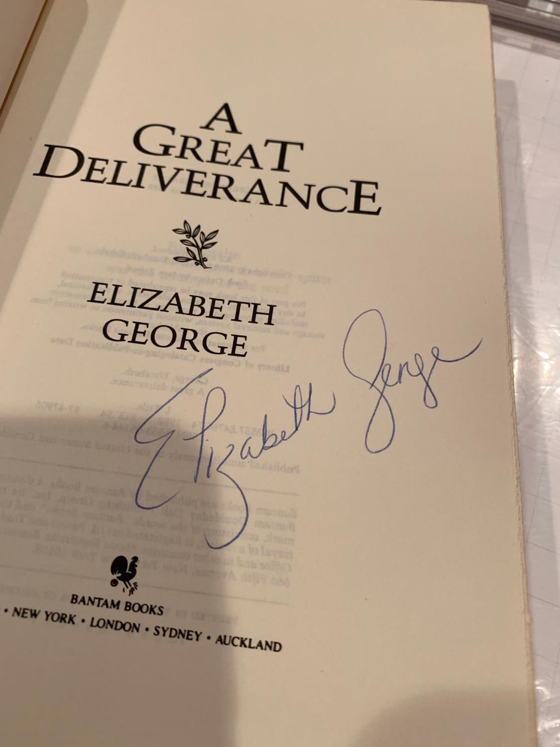 A GREAT DELIVERANCE