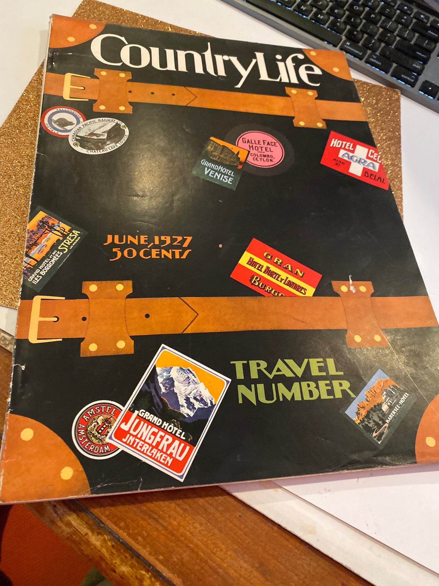 COUNTRY LIFE MAGAZINE June 1927  Travel issue