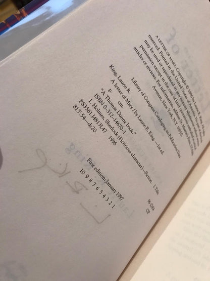 A LETTER OF MARY