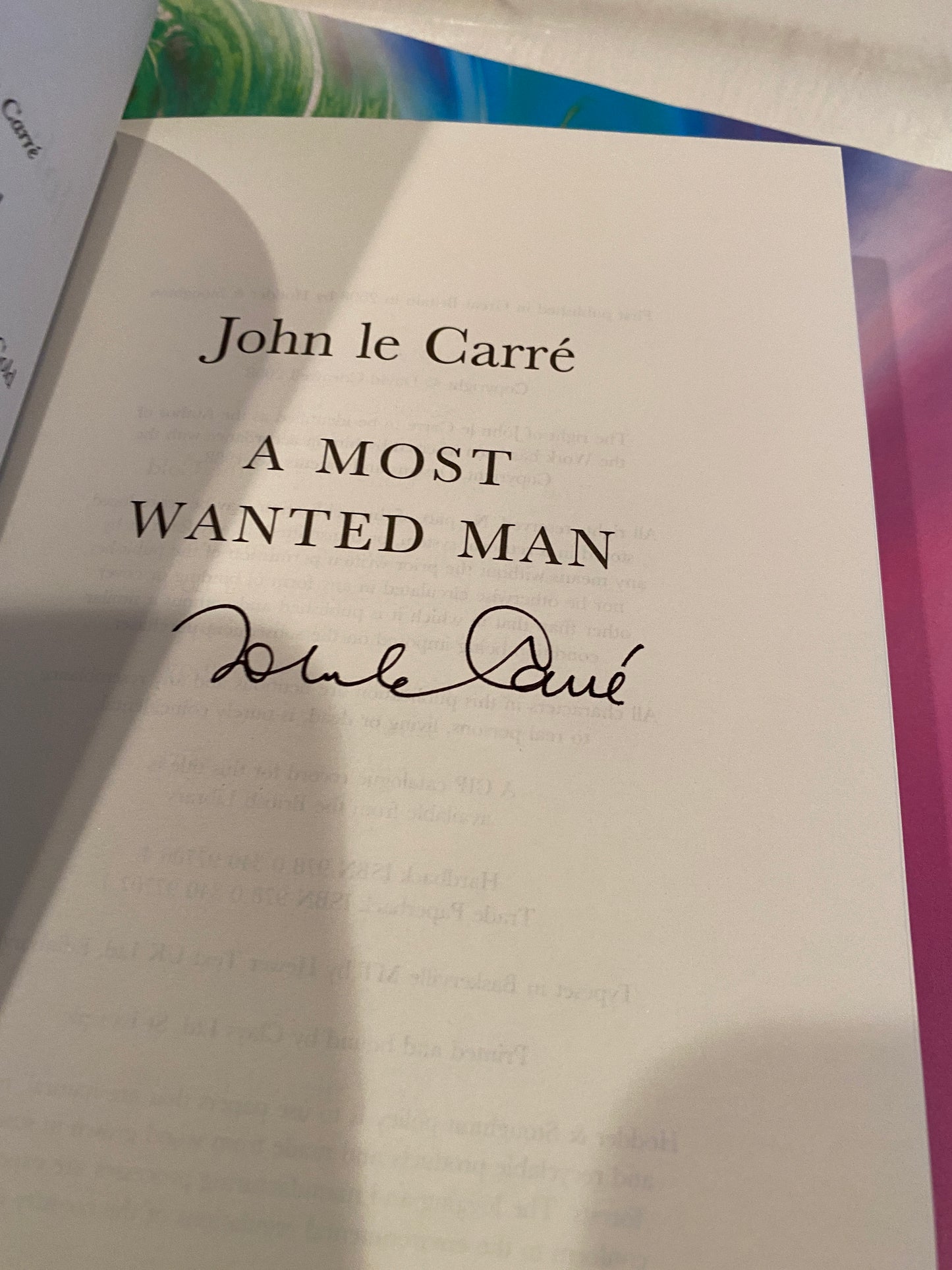 A MOST WANTED MAN John Le Carre