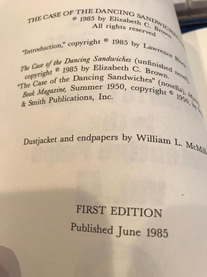 THE CASE OF THE DANCING SANDWICHES