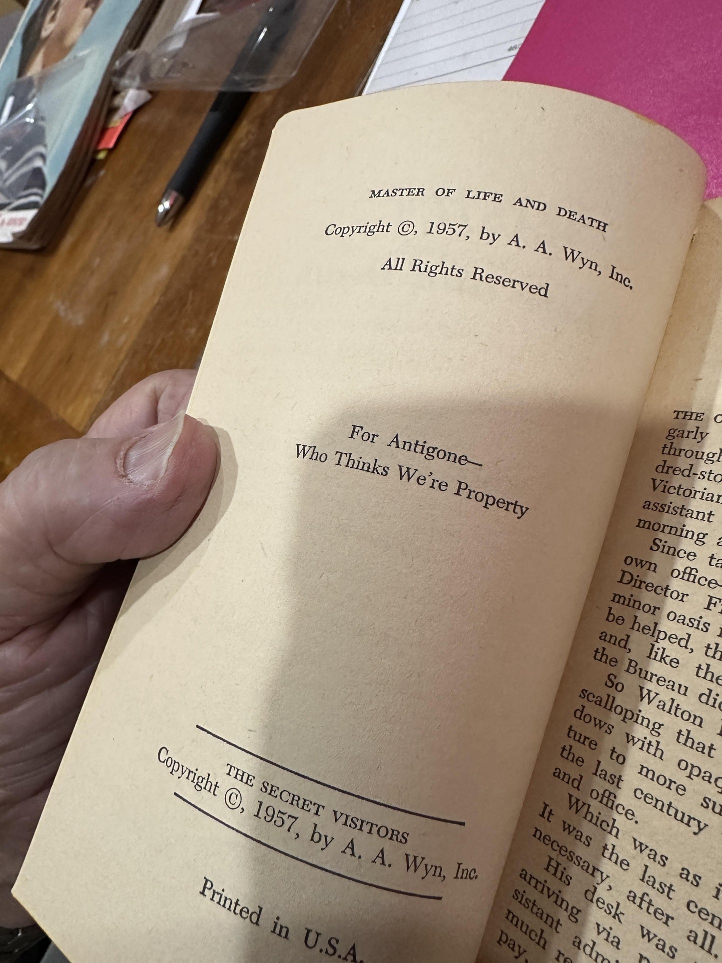 Master of Life and Death/ The Secret Visitors