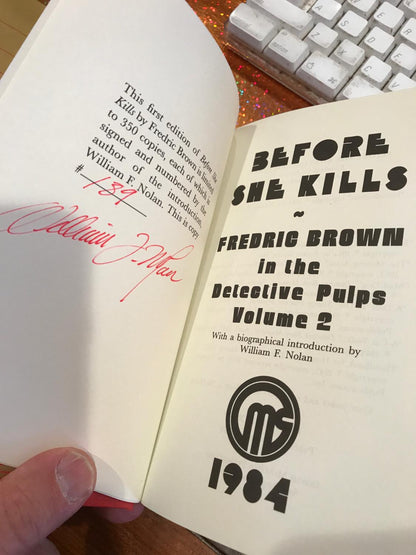 Before She Kills by Fredric Brown