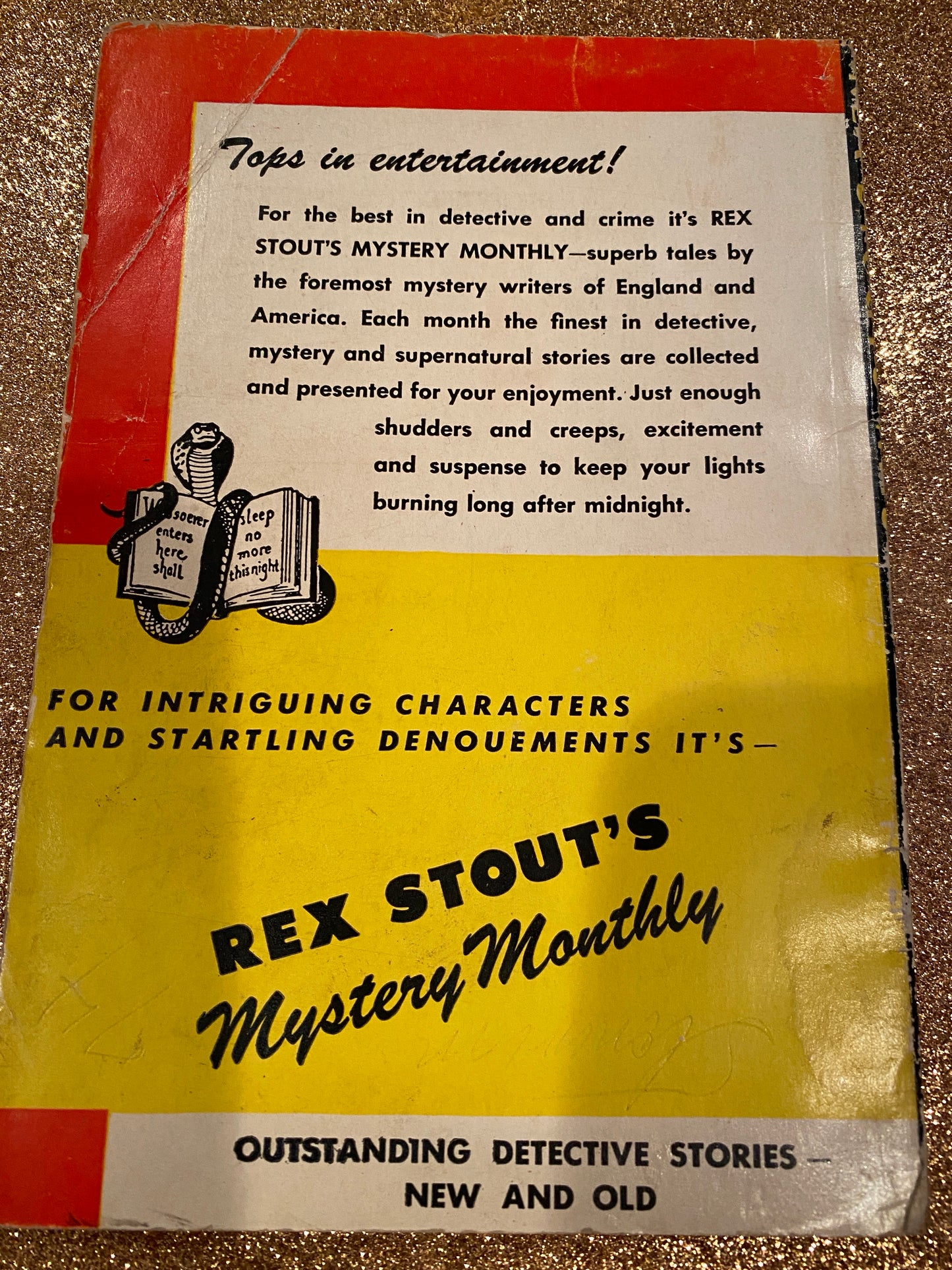 REX STOUT'S MYSTERY MONTHLY #6