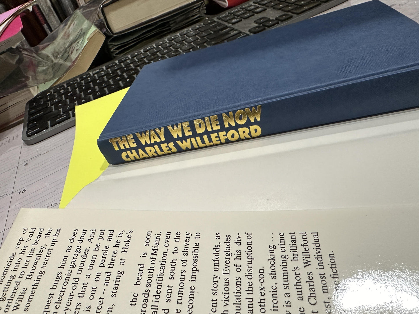 The Way We Die Now by Charles Willeford