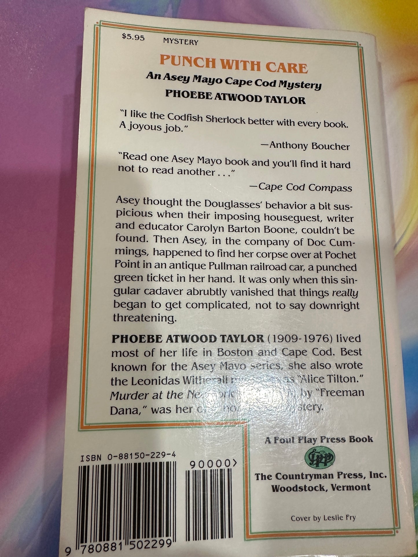 PUNCH WITH CARE by Phoebe Atwood Taylor