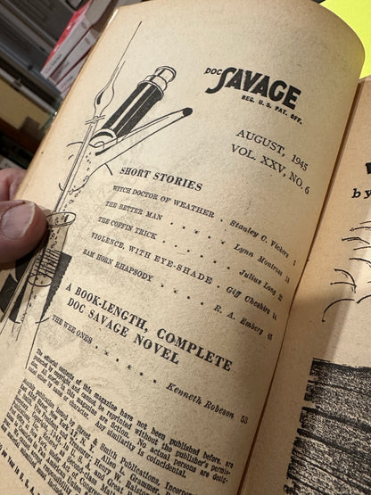 Doc Savage Aug 1945