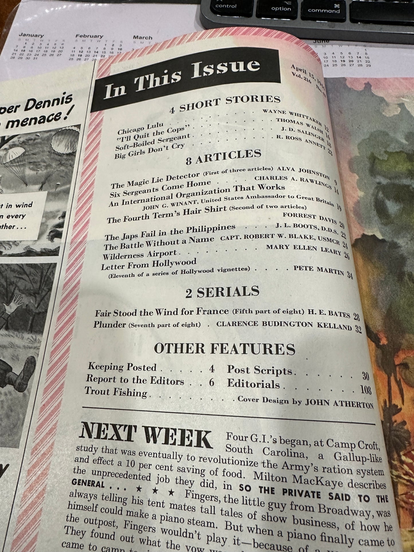 Saturday Evening Post April 15, 1943
