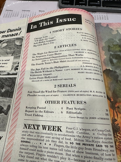 Saturday Evening Post April 15, 1943
